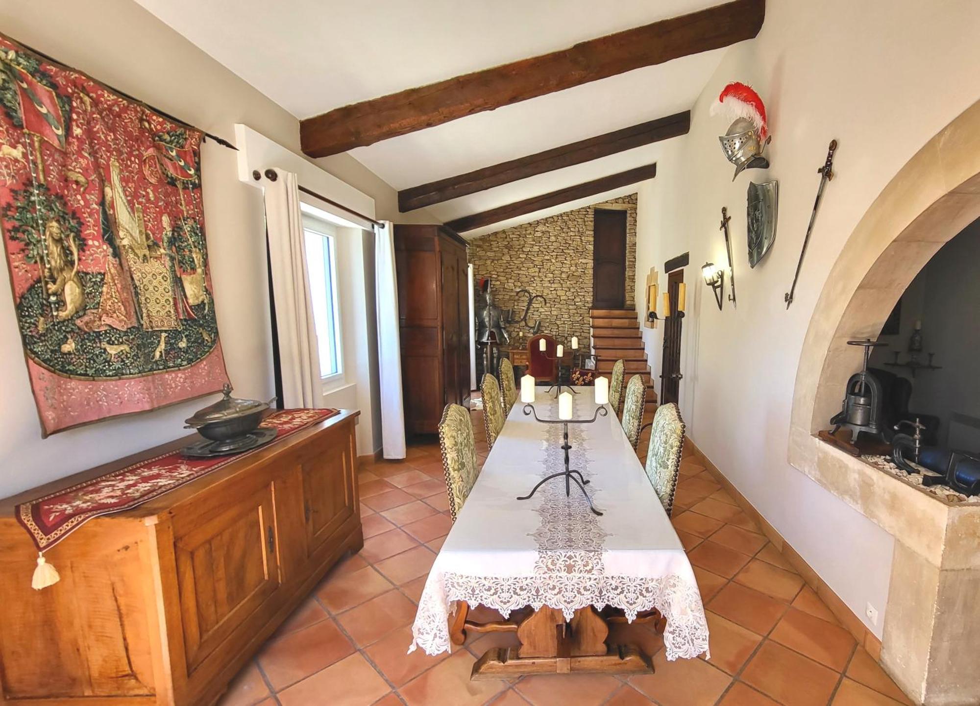 "La Massette Du Cheval Blanc" Villa De Caractere En Pierre LʼIsle-sur-la-Sorgue Buitenkant foto