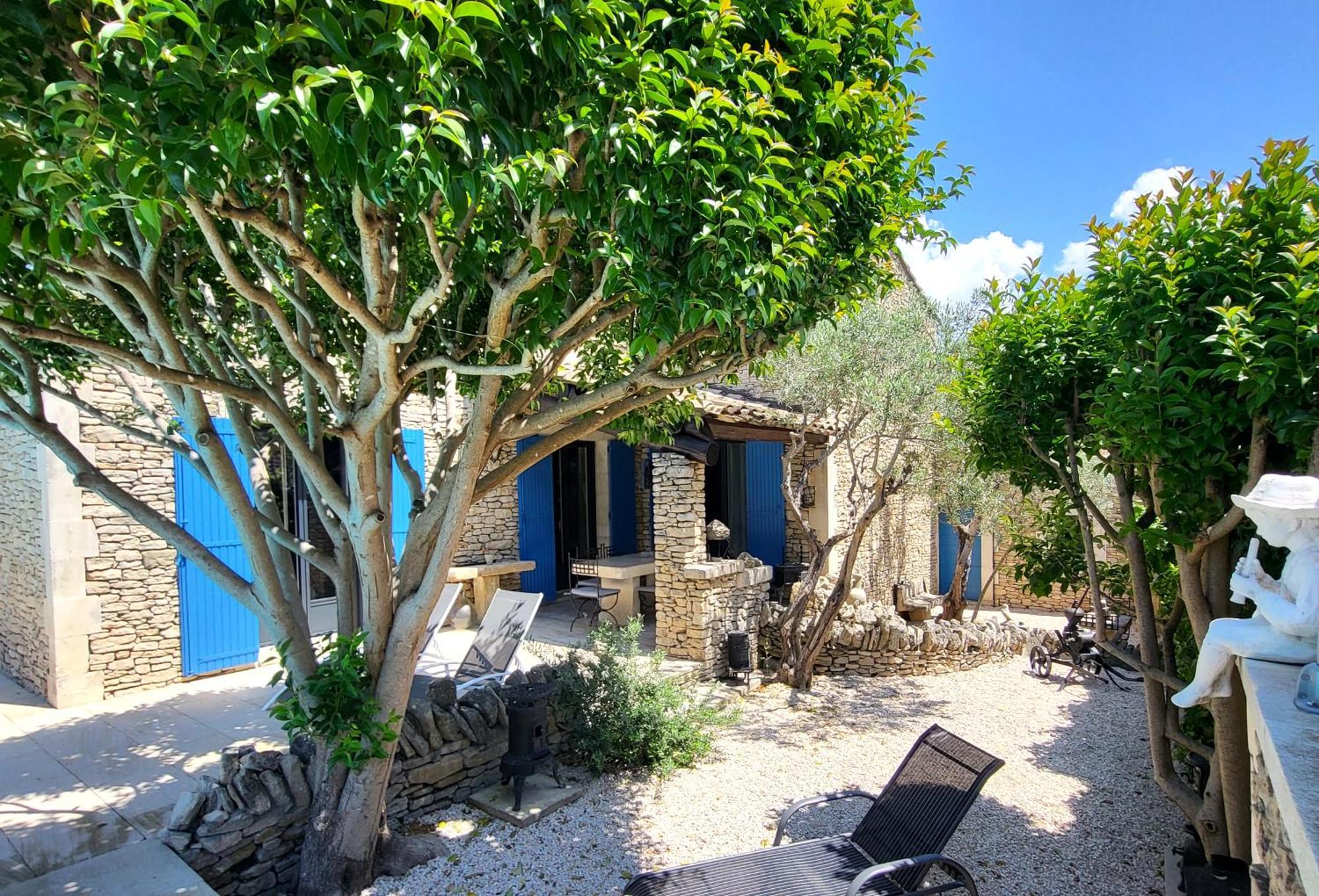 "La Massette Du Cheval Blanc" Villa De Caractere En Pierre LʼIsle-sur-la-Sorgue Buitenkant foto