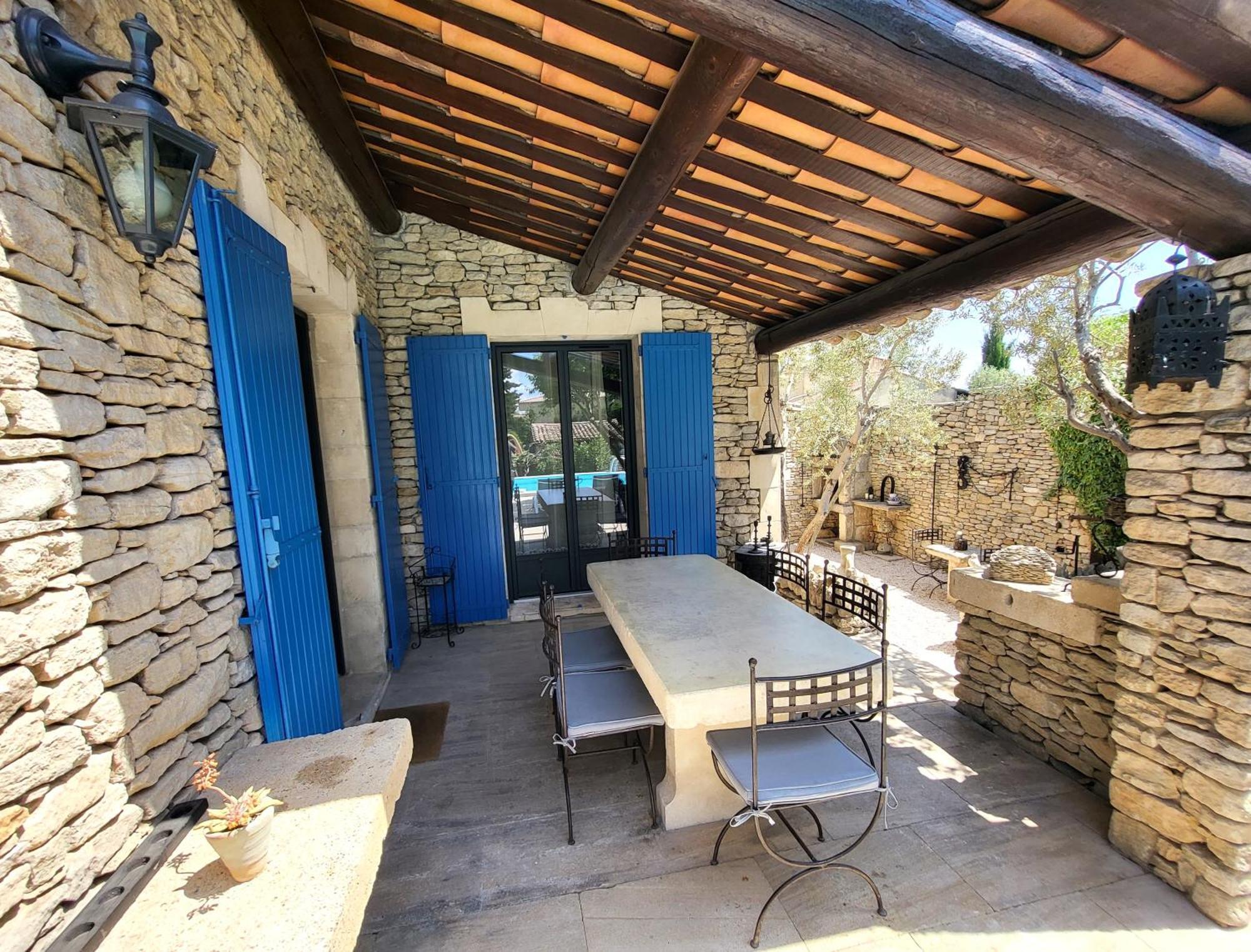 "La Massette Du Cheval Blanc" Villa De Caractere En Pierre LʼIsle-sur-la-Sorgue Buitenkant foto